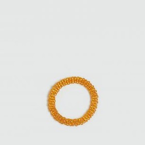 Кольцо BEADED BREAKFAST Simple Beaded Ring Orange 17 размер