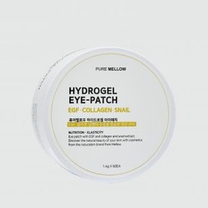 Коллагеновые гидрогелевые патчи для глаз с EGF и муцином улитки PURE MELLOW Egf & Collagen & Snail Hydrogel Eye Patch 60 шт