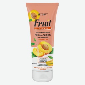 Пенка-сияние для умывания «Витэкс» Fruit Therapy Увлажняющая с абрикосом, 200 мл