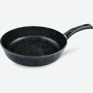 Сковорода Нева металл посуда Черный Гранит 18128, 28см, без крышки, черный