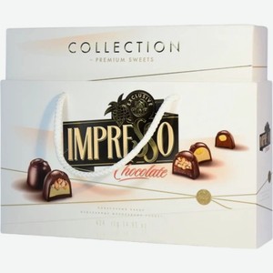 Набор шоколадных конфет подарочный Спартак Impresso Premium 424г