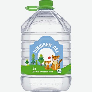 Вода детская Шишкин лес негазированная, 5 л, пластиковая бутылка в магазине Дикси