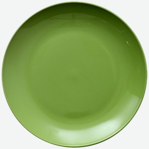 ТАРЕЛКА обеденная, керамическая, зеленая, 27,5см