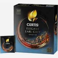 Чай черный   Curtis   Elegant Earl Grey, 100х1,7 г, 170 г