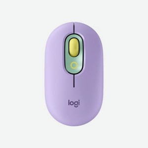 Мышь Logitech POP Mouse with emoji фиолетовый/зеленый (910-006547)