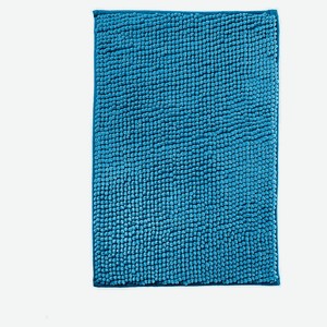 Коврик для ванной Fresh Code Шенилл из микрофибры синий, 40х60 см