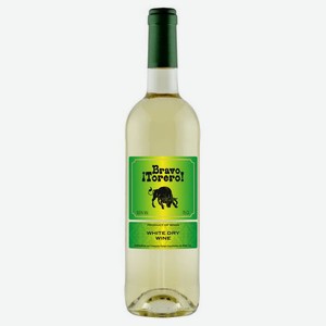 Вино Bravo Torero белое сухое Испания, 0,75л