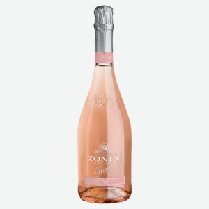 Игристое вино ZONIN Prosecco розовое брют Италия, 0,75 л