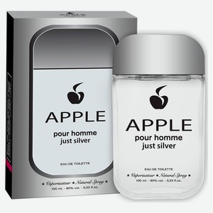 Туалетная вода Apple Parfums Apple Homme Just Silver, 100 мл