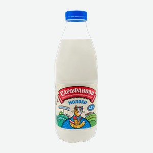 Молоко  пастеризованное Сарафаново, 2.5%, 0.93 л, пластиковая бутылка