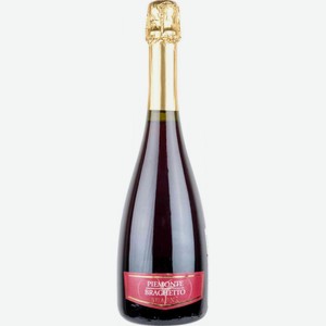Вино игристое Suagna Brachetto красное сладкое 7 % алк., Италия, 0,75 л