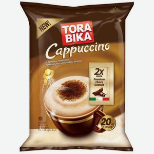 Кофейный напиток растворимый Torabika Cappuccino с шоколадной крошкой, 20×25,5 г
