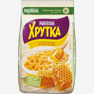 ХРУТКА Nestle Завтрак Мед Шарики гот 230 г
