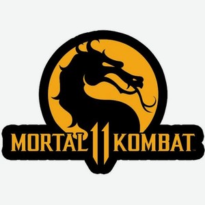 Наклейка-патч Mortal Kombat с лого игры (АКС-625)