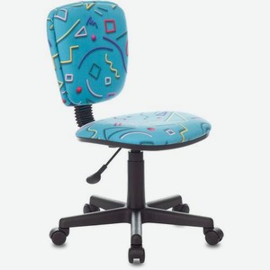 Кресло детское Бюрократ CH-204NX, на колесиках, ткань, голубой [ch-204nx/stick-blue]