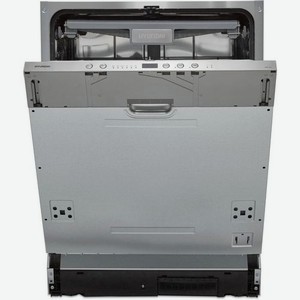 Встраиваемая посудомоечная машина Hyundai HBD 660, полноразмерная, ширина 59.8см, полновстраиваемая, загрузка 14 комплектов