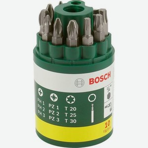 Набор бит Bosch Promoline, универсальное, 10шт [2607019452]
