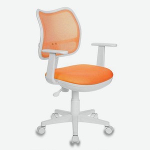 Кресло детское Бюрократ Ch-W797, на колесиках, сетка/ткань, оранжевый [ch-w797/or/tw-96-1]