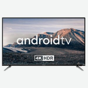 50  Телевизор Hyundai H-LED50BU7008, 4K Ultra HD, черный, СМАРТ ТВ, Android TV