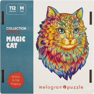 Пазл 112 деталей Мелаграно магический кот Мелограно к/у, 1 шт