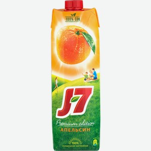 Сок с мякотью ДЖ 7 апельсин Лебедянский т/п, 0,97 л