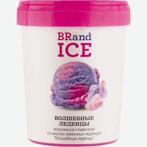 Мороженое сливочное Бренд Айс волшебные леденцы  БРПИ  АО п/у, 1000 мл