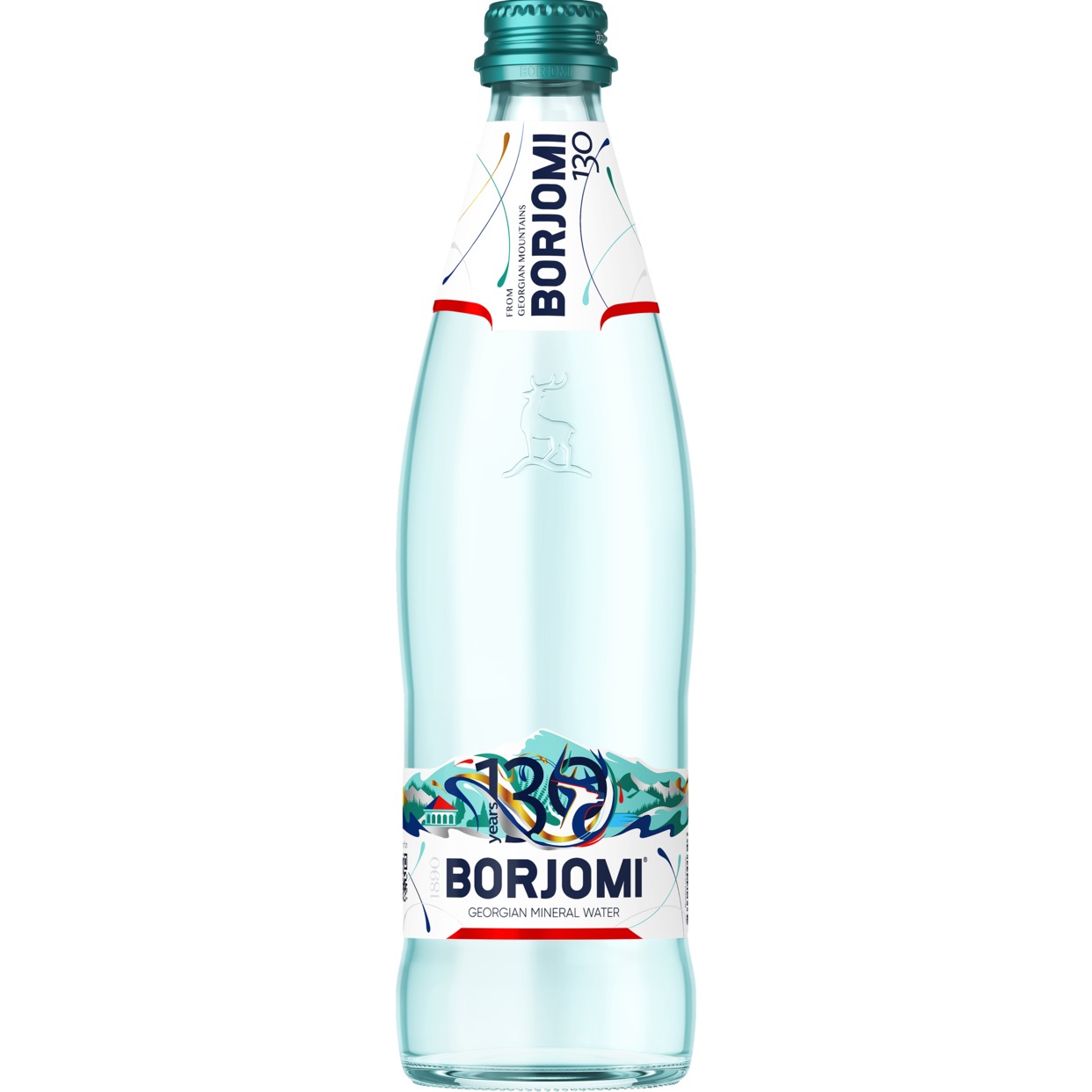 Вода Borjomi, минеральная, газированная, 0,5 л