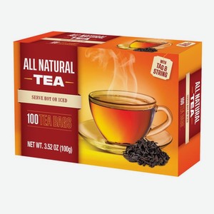 Чай черный ALL NATURAL 100*1г (Импра)