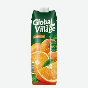Нектар Global Village апельсиновый 950 мл, тетрапак