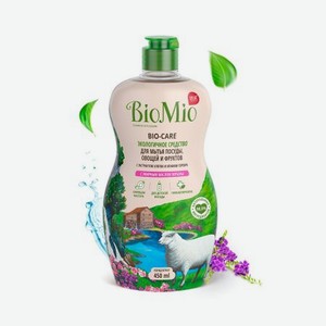 Гипоаллергенное эко средство для мытья посуды, овощей и фруктов BioMio BIO-CARE Концентрат, ВЕРБЕНА, 450 мл