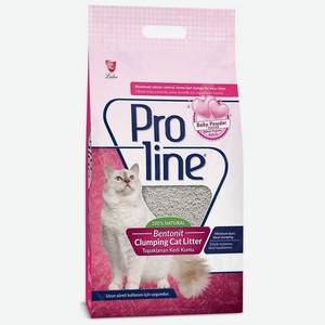 ProLine наполнитель для кошачьих туалетов, с ароматом детской присыпки (10 л)