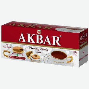 Чай черный  Akbar Limited Edition 25пак 50г