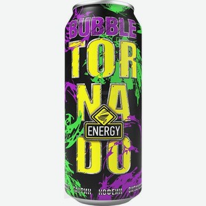 Напиток энергетический Tornado Bubble, 450 мл в магазине Пятёрочка