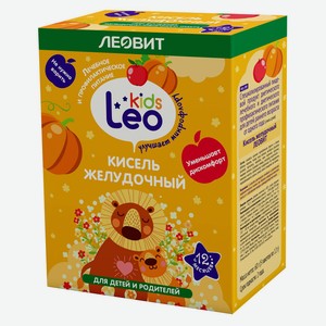 Кисель «Леовит» Leo Kids Желудочный с 12 мес., 5х12 г