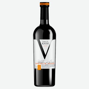 Вино Villa Krim SHEVALIE ROUGE красное полусладкое Россия, 0,75 л