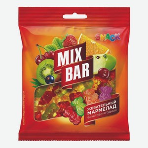 Мармелад Mixbar Party жевательный фруктово-ягодный, 70 г