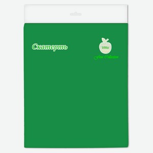 Скатерть бумажная зеленая, 120х150 см