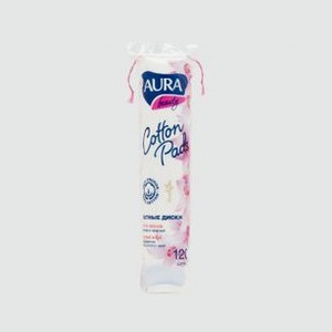 Ватные диски AURA Beauty Cotton Pads 120 шт