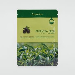 Маска для лица тканевая с экстрактом зеленого чая FARM STAY Visible Difference Mask Sheet Green Tea Seed 1 шт