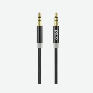 Аудио-кабель PERO MC-01 2x3.5 JACK 2м Black
