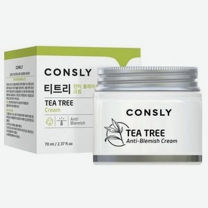 Крем для проблемной кожи с экстрактом чайного дерева, 70мл, Consly Consly Tea Tree Anti-Blemish Cream, 70ml