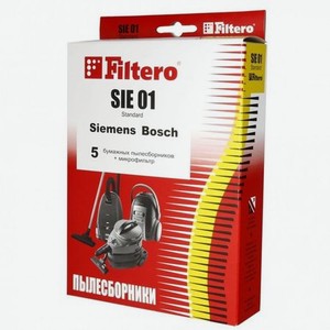 Пылесборники Filtero SIE 01 Standard двухслойные (5пылесбор.+фильтр)