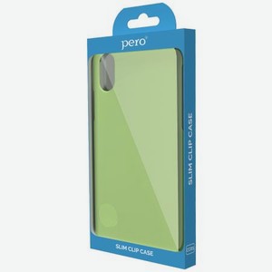 Клип-кейс PERO софт-тач для Xiaomi Redmi Note 9 мятный
