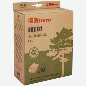 Пылесборники Filtero LGE 01 ECOLine XL (10пылесбор.+фильтр)