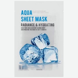 Тканевая маска с гиалуроновой кислотой, 22мл, EUNYUL EUNYUL Purity Aqua Sheet Mask, 22ml