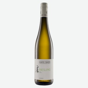 Вино Hans Baer Riesling белое сухое Германия, 0,75 л