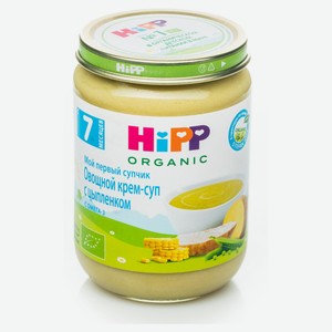 Крем-суп HiPP Органик с цыпленком с 7 мес., 190 г