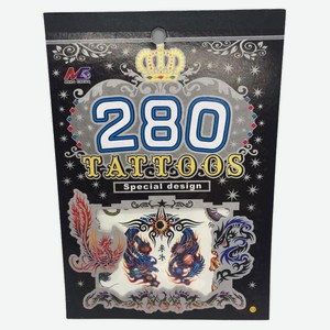 Блокнот переводных татуировок, 280 тату