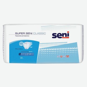 Подгузники урологические для взрослых Seni Classic Super размер XL, 30 шт
