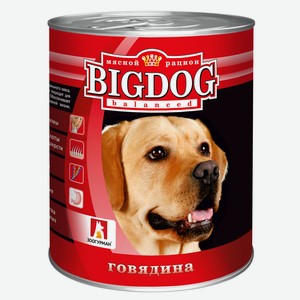 Консервы для собак «Зоогурман» Big Dog говядина, 850 г